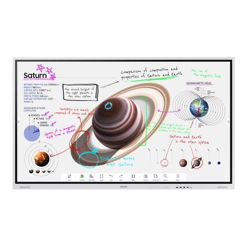 Samsung Flip Pro WM85B - Classe de diagonale 85" WMB Series écran LCD rétro-éclairé par LED - signalétique numérique interactive - avec écran tactile (multi-touches) - Tizen OS 6.5 - 4K UHD...
