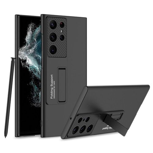 Coque Samsung S22ultra Ultra Thin Frosted Stand - Noir
