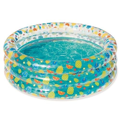 Piscine 3 boudins motif océan - Diamètre 150cm - Hauteur 53cm