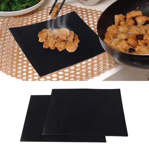 Tapis De Cuisson Pour Barbecue 2 Pièces/Ensemble, Feuille De Cuisson Écologique Résistant À La Chaleur, Four De Pique-Nique, Accessoires Pour Bbq