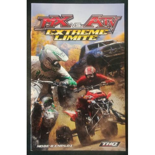 Mx Vs Atv Extrême Limite - Notice Officielle - Sony Playstation 2 - Ps2