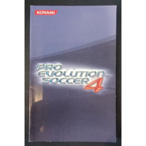 Pro Evolution Soccer "Pes" 4 - Notice Officielle - Sony Playstation 2 - Ps2