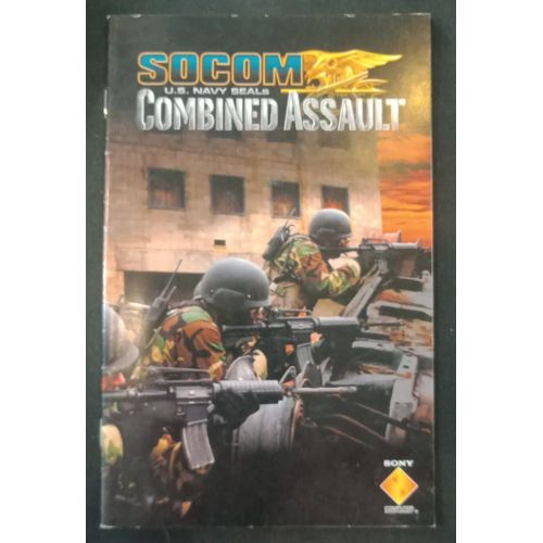 Socom U.S Navy Seals "Combined Assault" - Notice Officielle - Sony Playstation 2 - Ps2