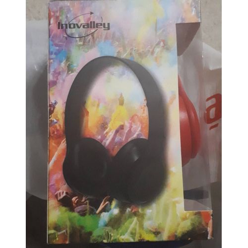 Casque Connecté Bluetooth Sans Fil Rouge