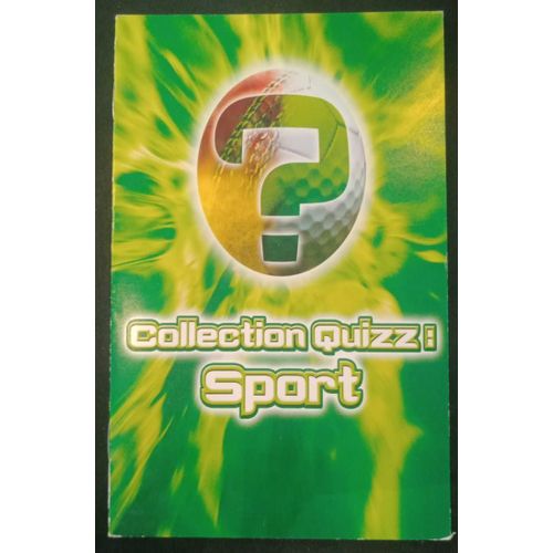 Collection Quizz: Sport - Notice Officielle - Sony Playstation 2 - Ps2