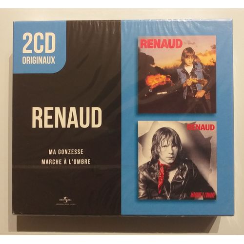 Renaud Coffret 2 Cd Originaux : Ma Gonzesse + Marche À L'ombre (2017 Polydor Universal Music France ) Rare Et Neuf Sous Emballage