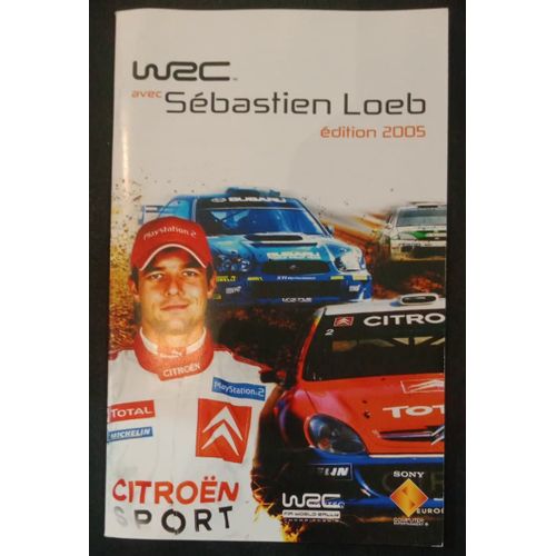 Wrc Avec Sébastien Loeb Edition 2005 - Notice Officielle - Sony Playstation 2 - Ps2