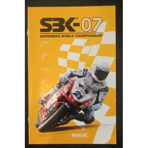 Sbk 07 - Notice Officielle - Sony Playstation 2 - Ps2