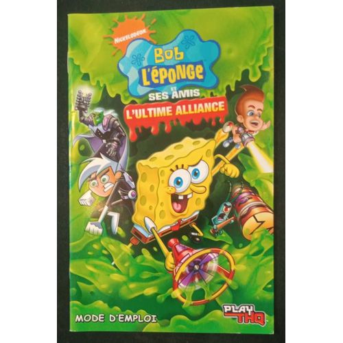 Bob L'éponge Et Ses Amis "L'utime Alliance" - Notice Officielle - Sony Playstation 2 - Ps2