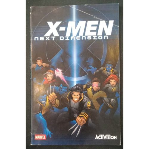 X-Men Next Dimension - Notice Officielle - Sony Playstation 2 - Ps2