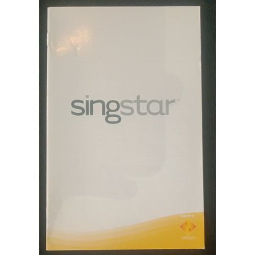 Singstar - Notice Officielle - Sony Playstation 2 - Ps2