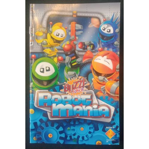 Buzz Junior - Robot Mania - Notice Officielle - Sony Playstation 2 - Ps2