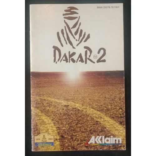 Dakar 2 - Notice Officielle - Sony Playstation 2 - Ps2