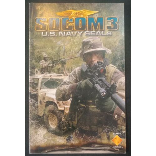 Socom 3 U.S. Navy Seals - Notice Officielle - Sony Playstation 2 - Ps2