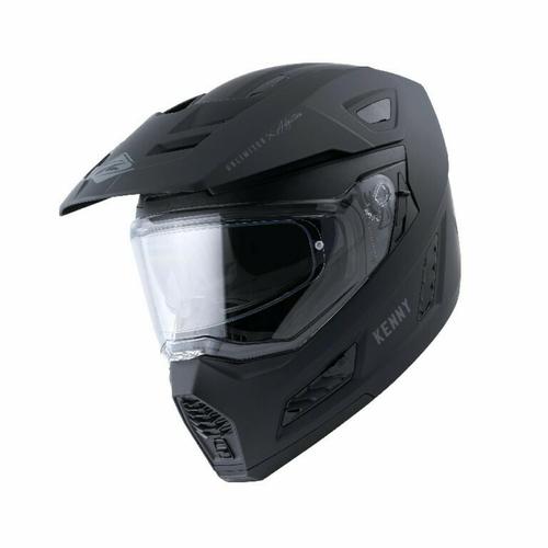 Casque Moto Cross Kenny Explorer Solid - Noir Mat - M