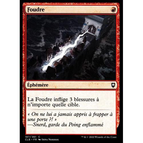 Foudre - Magic - La Bataille De La Porte De Baldur - C - 187/361