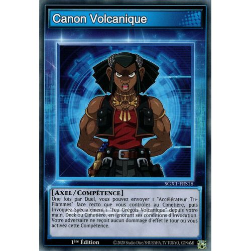 Yu Gi Oh Sgx1 Frs16 Canon Volcanique