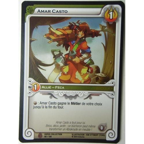 Carte Wakfu "Dofus Collection"- Amar Casto -68/100 Holo