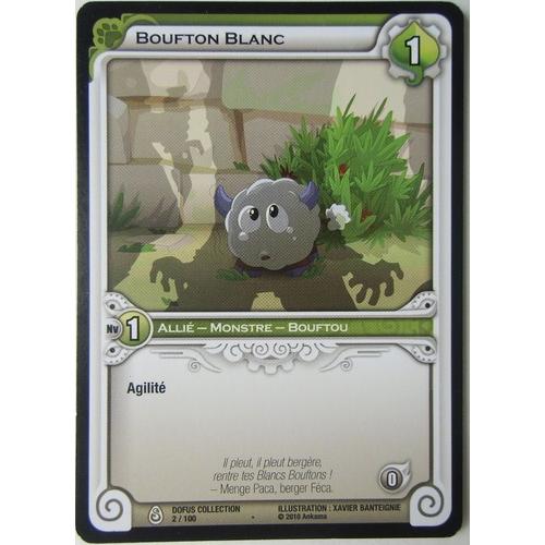 Carte Wakfu Dofus Collection "Boufton Blanc" 2/100