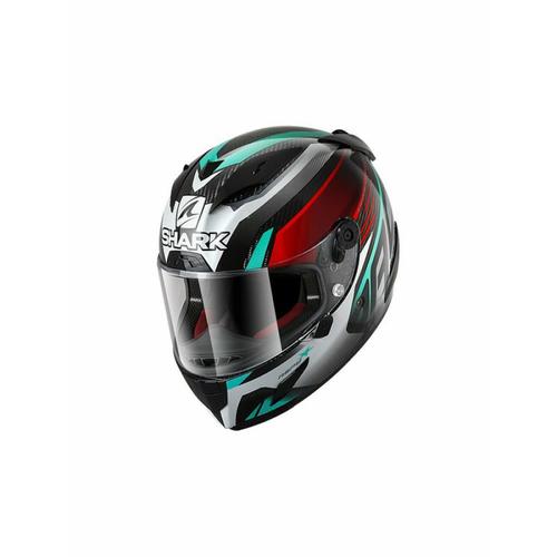 Casque Moto Intégral Shark Race-R Pro Carbon Aspy - Carbone / Rouge / Bleu - S