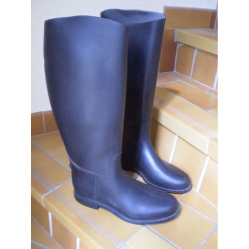 Bottes Cavalières Décathlon Coloris Noir Made In France Pointure 39, 6 Uk, 6,5 Us