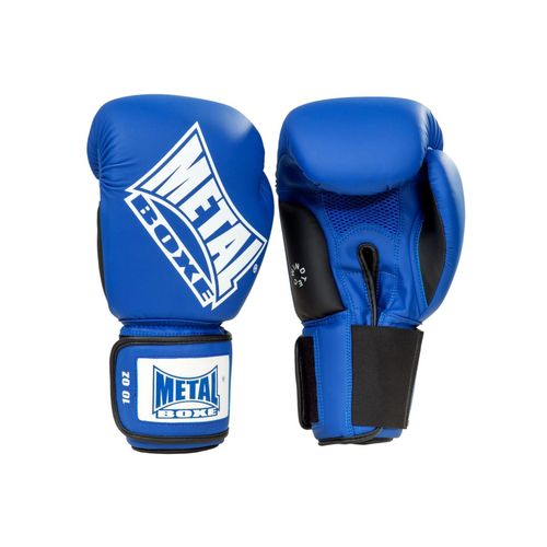 Gants De Boxe Super Entrainement/Compet Metal Boxe - Bleu