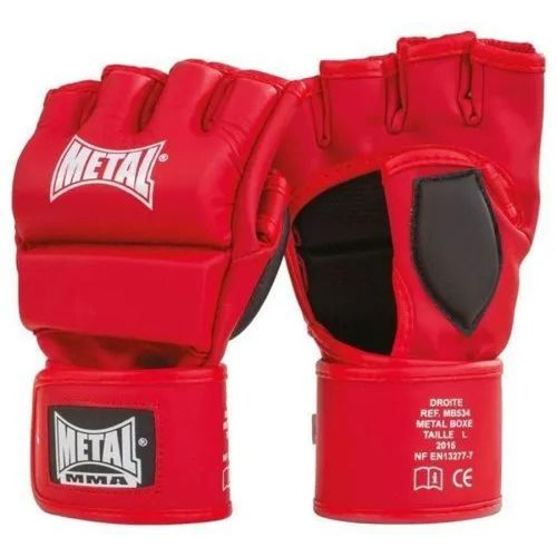 Gants De Mma Metal Boxe - Rouge - Xl