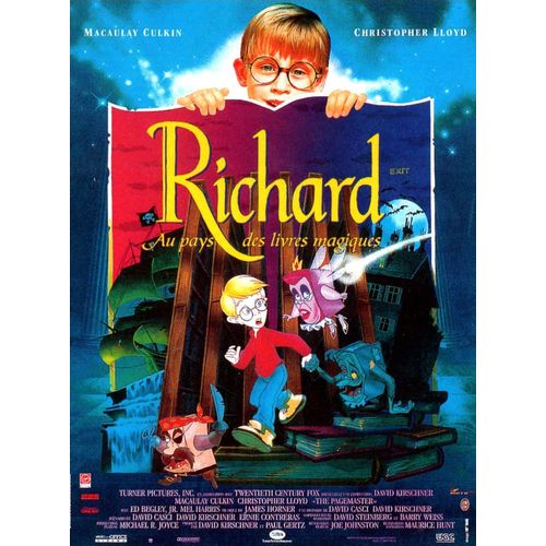 Affiche Originale Cinema - Richard Au Pays Des Livres Magiques (The Pagemaster) - 1994 - Dimension : 120x160cm