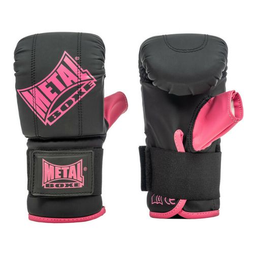 Gants De Boxe De Sac Metal Boxe - Noir / Rose