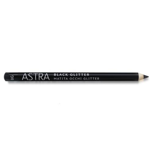 Astra Make-Up - Crayon Yeux Black Glitter Crayon Yeux Black Glitter Pailleté, Maquillage Yeux Noir Multicolore