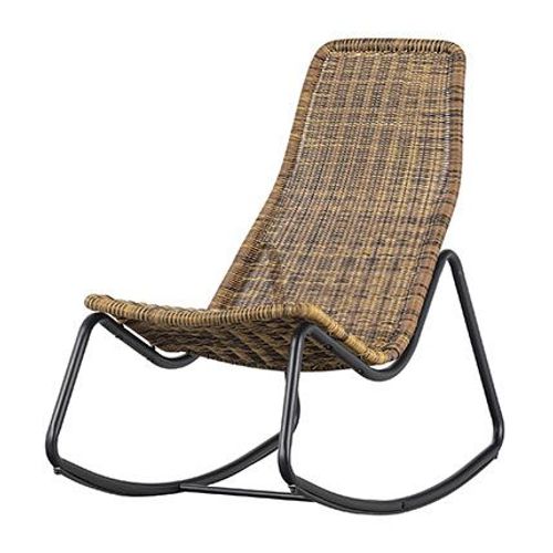 Chaise 51x95x97 Cm En Résine Et Métal Naturel