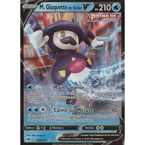 Carte Pokemon - M.Glaquette De Galar - 049/189 - Ultra-Rare - Eb10 Astres Radieux -