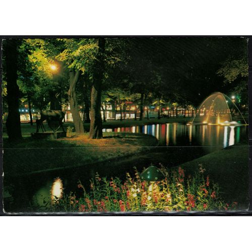 Norvège Carte Postale Postcard Oslo Studenterlunden The Student Grove Le Bosquet Des Étudiants