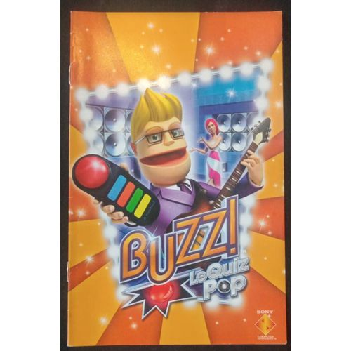 Buzz ! Le Quiz Pop - Notice Officielle - Sony Playstation 2 - Ps2