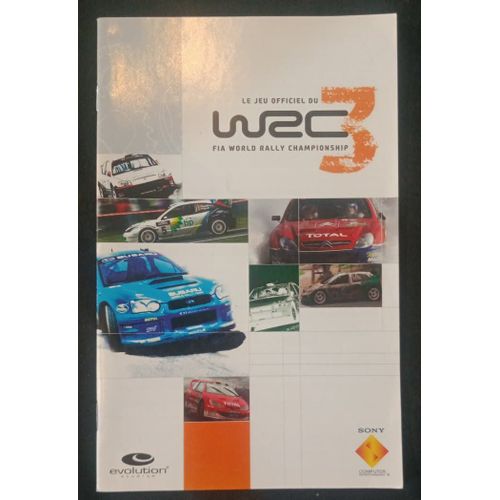 Wrc 3 - Notice Officielle - Sony Playstation 2 - Ps2