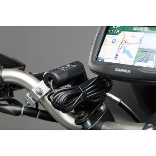 Chargeur Mini Usb Prise 12 V Allume-Cigare 2000 Ma Sw-Motech