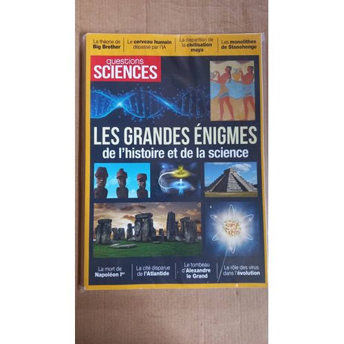 Questions Sciences 12 Les Grandes Énigmes De L'histoire Et De La Science