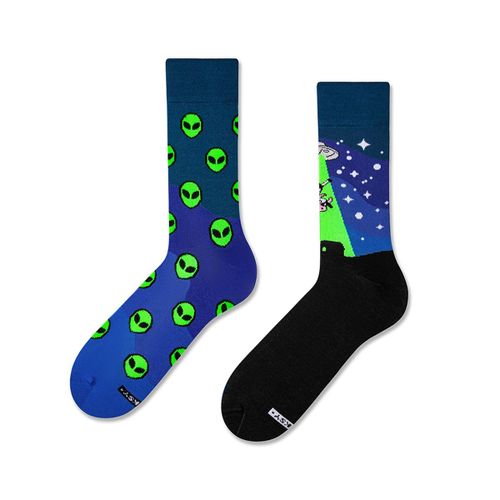 Mix De Couleurs Chaussettes 4-Pack - Motif Cosmique
