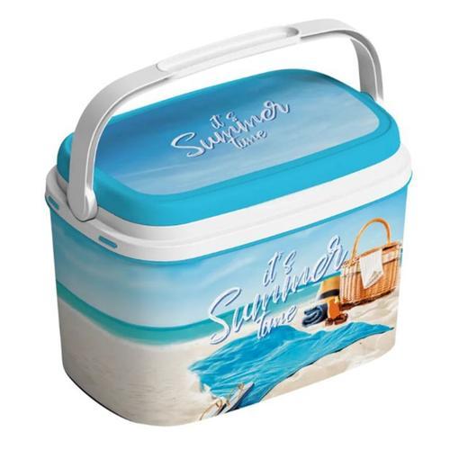 Glaciere Rigide 6 Litres Decor It's Summer Time Bleu - 216-9306b