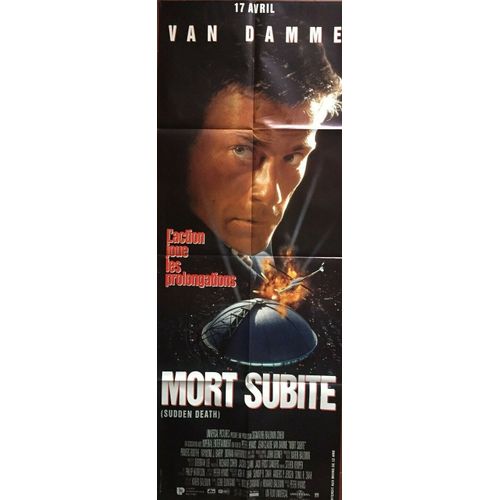 Mort Subite - Affiche Originale De Cinéma - Format 60x160 Cm - Un Film De Peter Hyams Avec Jean-Claude Van Damme, Powers Boothe, Raymond J. Barry, Whittni Wright - Année 1996