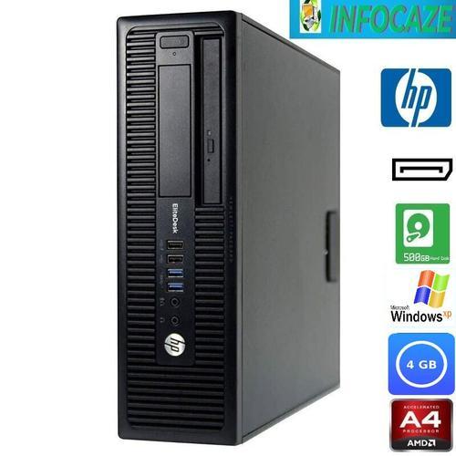 HP ELITEDESK 705 G1 SFF AMD A4 PRO-7300B - 3.8 Ghz - Ram 4 Go - DD 500 Go