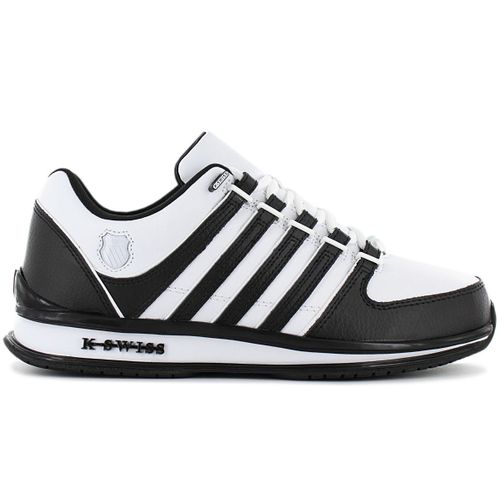 Ksswiss Rinzler Cuir Baskets Sneakers Chaussures Blancsnoir 01235s944sm