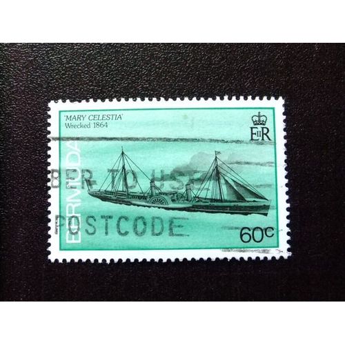 50 Bermudes 1986 / Navires Naufrages (Mary Celestia) / Yvert 478 Fu