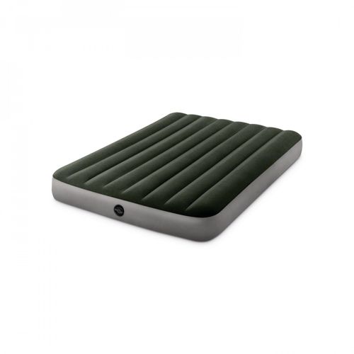 Matelas Gonflable - Intex Prestige Downy - 2 Personnes - 137x191x25 Cm (Lxlxh) - Vert - Incl. Pompe À Batterie