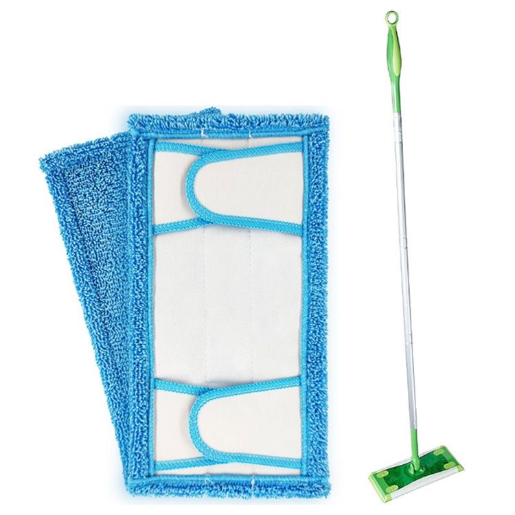 2 pcs Serpillères Réutilisables pour Balai Swiffer Sweeper, Recharg...