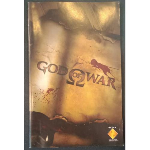 God Of War - Notice Officielle - Sony Playstation 2 - Ps2