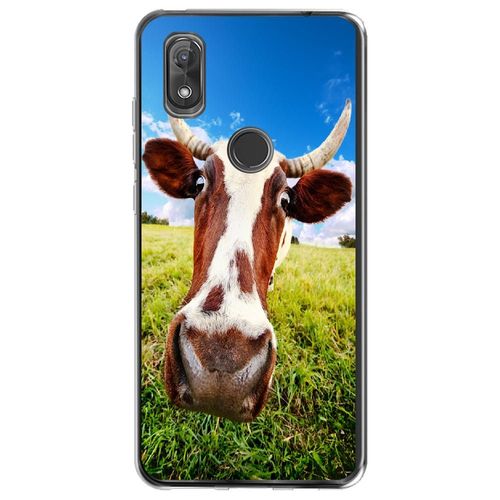 Coque Souple Pour Wiko View 2 Avec Impression Motifs Vache