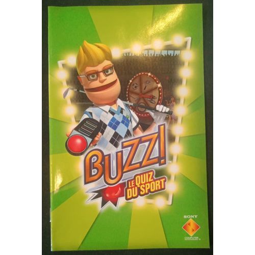 Buzz ! Le Quiz Du Sport - Notice Officielle - Sony Playstation 2 - Ps2