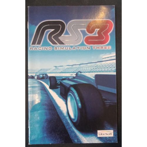Rs3 - Racing Simulation Three - Notice Officielle - Sony Playstation 2 - Ps2
