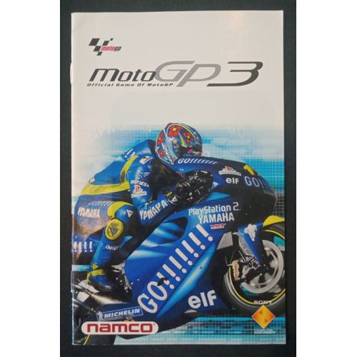 Moto Gp 3 - Notice Officielle - Sony Playstation 2 - Ps2